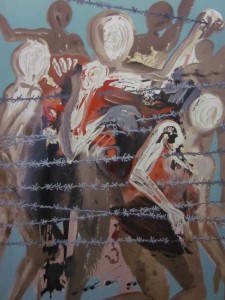 Section of Painting by Salvador Dali